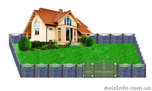 Еврозаборы кованные ворота #1330938