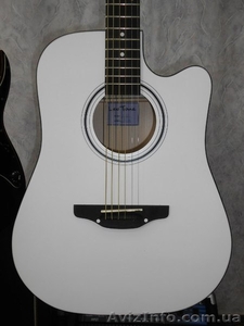 Новая Белоснежная Акустическая Гитара Leo Tone L-03 #1338069