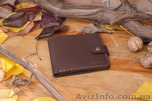  Портмоне кожанное,  кошелек кошелек кожанный,  ручная работа #1336267