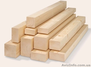 Брус сосновый строительный. Длинны 4 и 4, 5 метра. #1335163
