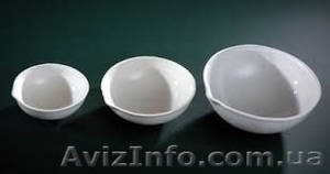 Чаша  выпарительная,   фарфоровая #1342476
