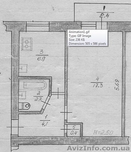 Продаю однокомнатную квартиру в городе Николаев,  Лвовской области.  #1337498