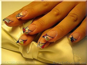 Наращивание ногтей выезд Киев ЖД вокзал #1335086