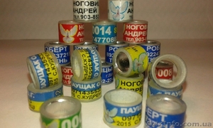 Кольца для кур. Маркерные кольца (кембрики) #1268917