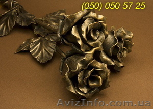 Кованые розы,  кованые цветы Киев #1347921
