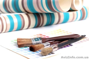 Поклейка обоев в Киеве,  недорого  #1345112