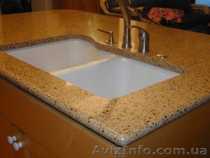 Столешницы из натурального камня,  мрамора и гранита. За 10 дней 100% качество! #1353734