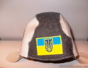 Наборы для бани. Аксессуары для бани и сауны. Шапки из войлока. #1348663