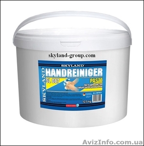 Крем-паста для сильно загрязненных рук (абразив - песок,  запах лимон) 12, 5 кг. #1352393