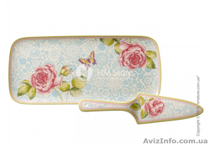 Комплект фарфоровой посуды для пирога или торта,  продам #1344561