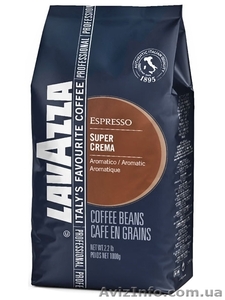 Кофе в зернах Lavazza Super Crema 1 кг Оптовые цены #1353653