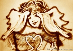 Детская песочная анимация #1351530