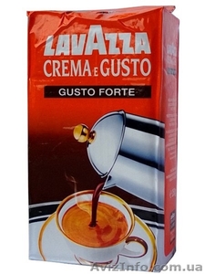Молотый кофе Lavazza Crema e Gusto Gusto Forte 250 гр опт #1353797