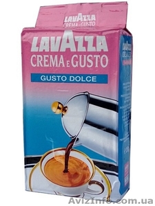 Молотый кофе Lavazza Crema e Gusto gusto dolce 250 гр опт #1353782