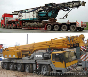 Аренда большегрузных автокранов и перевозки тяжеловесных грузов. #1345918