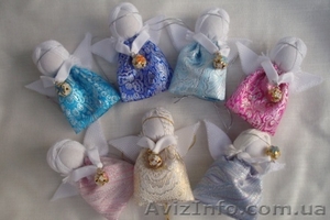 Ангелочек Оберег Сувенир Подарок Кукла-мотанка #1344370