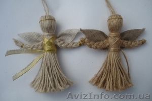 Ангелочек-оберег и подарок. Кукла-мотанка. #1344345