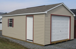 Монтаж гаража из сэндвич панелей #1347794