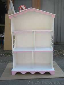 Домик для кукол,  кукольный домик,  Барби,  Монстер Хай,  полка для книг. #1351489