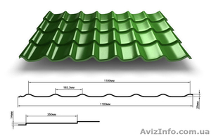 Металлочерепица Альбатрос Монтерей #1349054