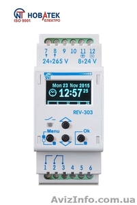 Новинка. Cуточно-недельний таймер REV-303 #1347882