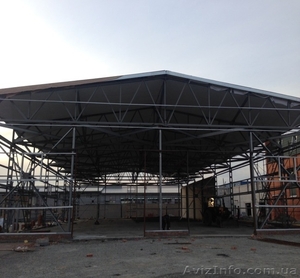 Монтаж склада из сэндвич панелей  #1347798