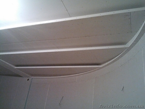 Монтаж Гипсокартона любой сложности,  пластика,  потолков Армстронг #1356057