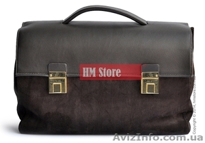 Мужской замшевый портфель Nazareno Gabrielli #1358478