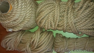Канат джутовый,  Диаметр от 6 до 60 мм. #1359386