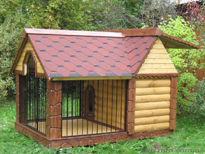 Будка-вольер для средних и крупных собак #1357646