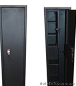 Сейф оружейный для одного ружья с кассой и полочками СО 1300/1КП #1365807