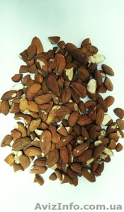 Миндаль сладкий  чищенный,  целый,  битый #1361214