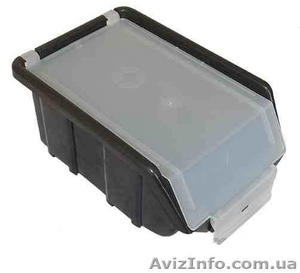 Пластмассовый ящик для метизов с крышкой #1360487