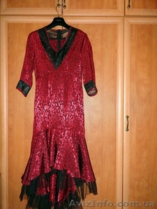 Платье вечернее. Натуральный атлас #1360493