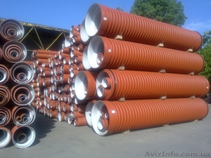 Трубы гофрированные для наружной канализации #1359669