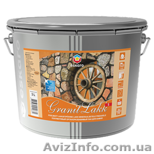 Eskaro Granit Lakk S лак для камня (полуматовый). 10л. #1362257