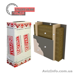 Продам минвату IZOVAT 40 кг/м3 100 мм #1363580
