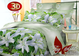  Двуспальное постельное белье недорого,  Полисатин PS-BL08 #1359049