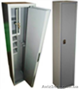 Сейф оружейный для двух ружей с кассой и полочками СО 1300/2Т+3-полки+Фальш #1365810