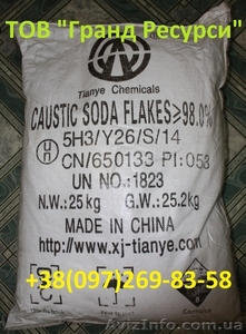 Сода каустическая (чешуя)-фасовка-25 кг. #1364287