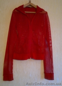 Ветровка-сетка с капюшоном,  р-р 42 #1373398