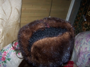 Шапка каракулевая-норковая #1378496