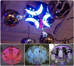 ЛЮСТРА С LED ПОДСВЕТКОЙ + ПУЛЬТ УПРАВЛЕНИЯ #1371436