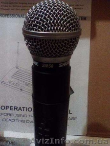 Продам микрофон Shure SM-58 с радиосистемой SH-200 #1374097
