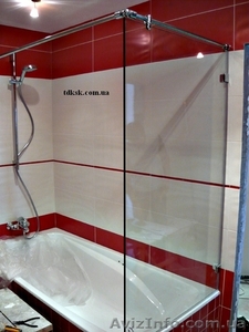 Стеклянные душевые кабины,  шторы для ванн,  любые размеры,  