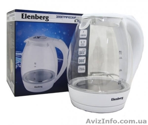 Стеклянный чайник Elenberg 1208 #1377296