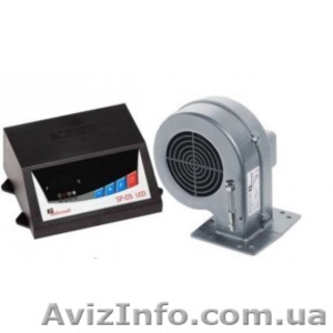 Терморегулятор SP 05 LED KG Elektronik + Турбина Для Котлов #1370253
