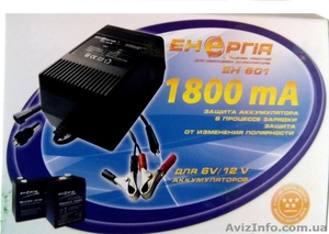 Зарядное устройство для SLA свинцово-кислотных аккумуляторов 6V и 12V ЕН-601 #1368244