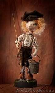 Текстильная интерьерная кукла. Подарок. Декор. #1366266