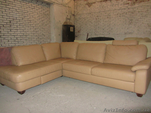Кожаный угловой комплект с спальным местом!Из Германии!Как новый 100% #1366318
